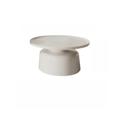 1 Tier Minimalist Small Nesting Coffee Table with Tray Top Image - 4