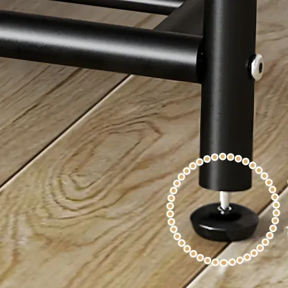 Modern Metal Coat Rack with Storage and Basket Image - 17