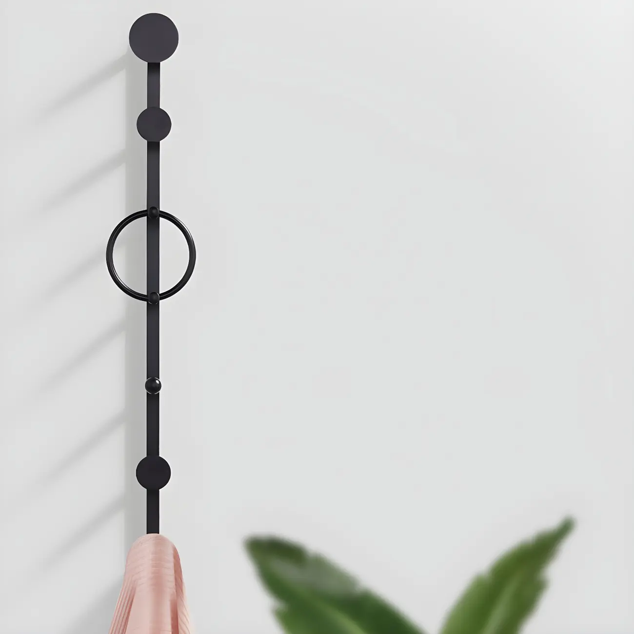 Glam Metal Wall-Mounted Coat Rack with Hooks Image - 20 | homeyfad