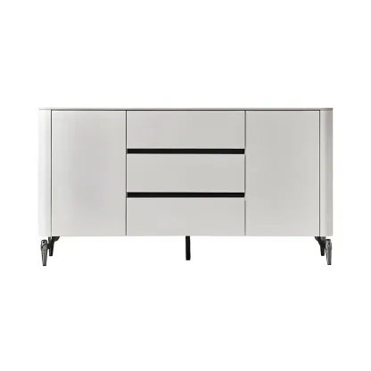 Modern Stone Countertop Sideboard with Cabinets Image - 7