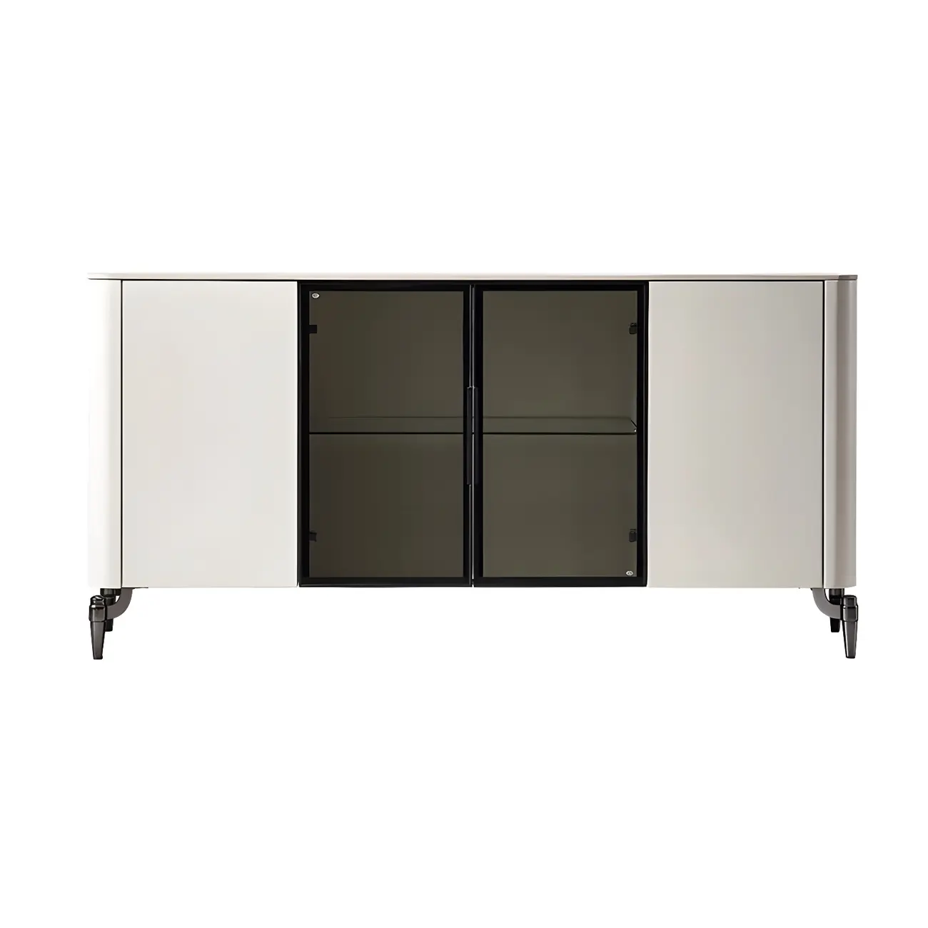 Modern Stone Countertop Sideboard with Cabinets Image - 19 | homeyfad