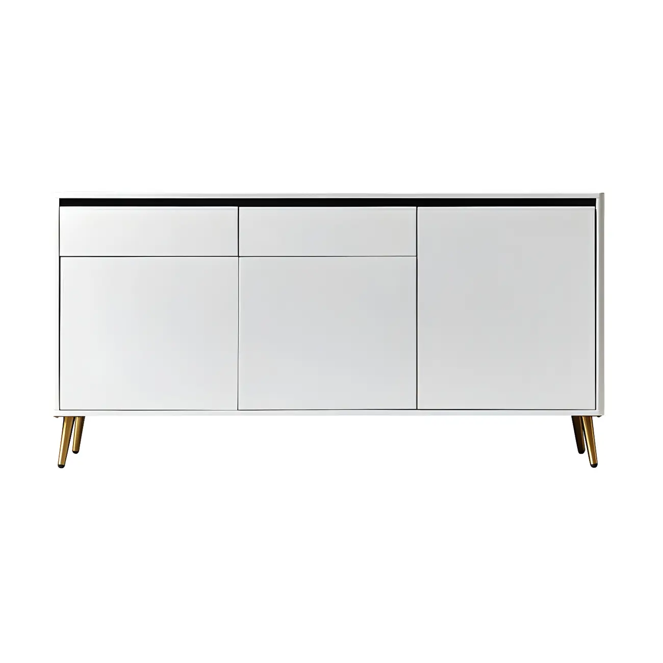 Modern Stone Countertop Sideboard with Cabinets Image - 20 | homeyfad