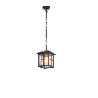 Industrial Matte Glass Shade Pendant Lamp for Outdoor Image - 11