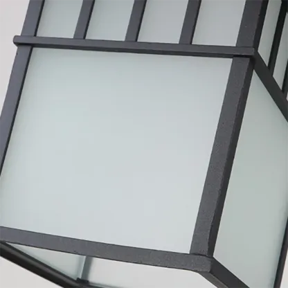 Industrial Matte Glass Shade Pendant Lamp for Outdoor Image - 13