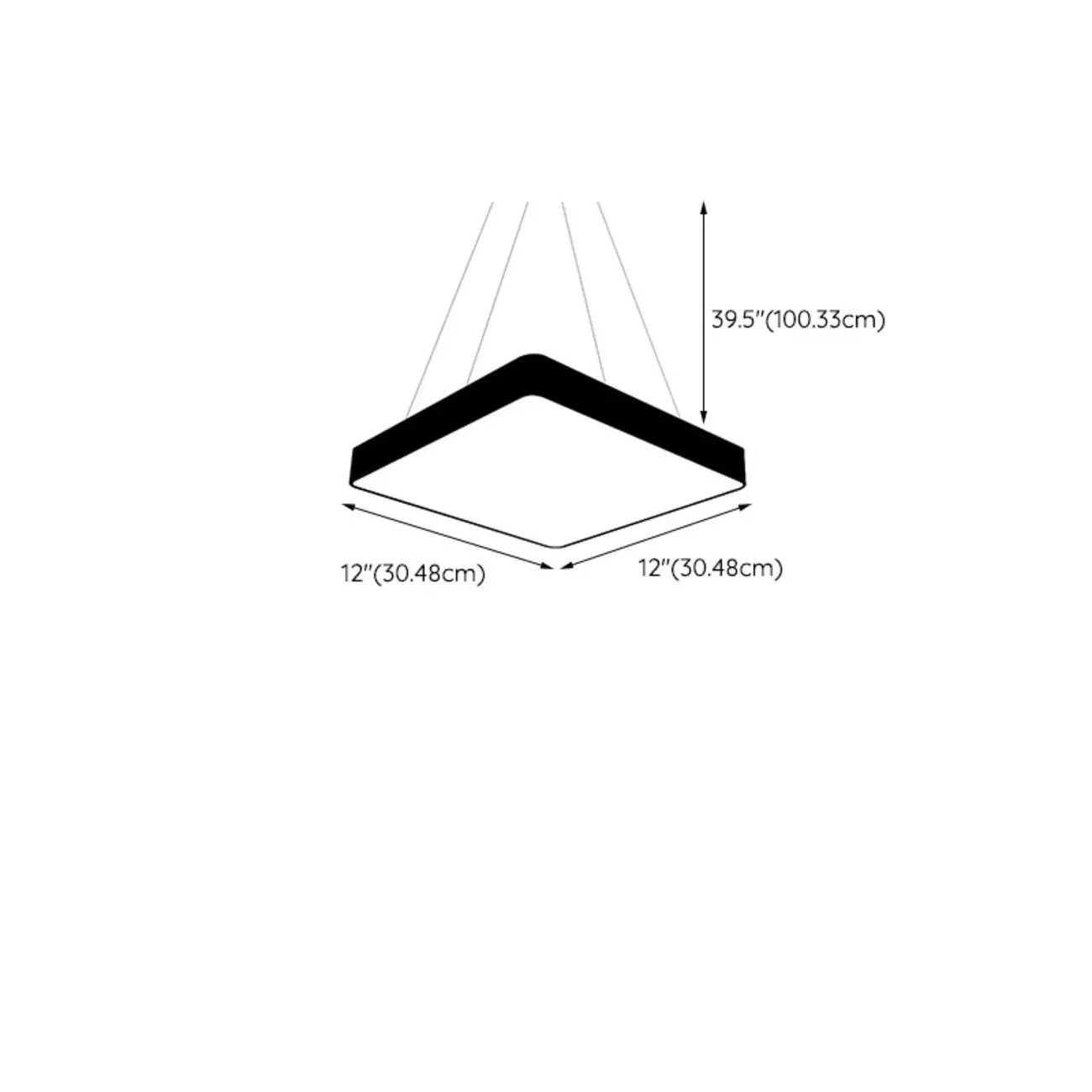 Modern LED Pendant Light with Glass Shade for Dining Room #size | homeyfad