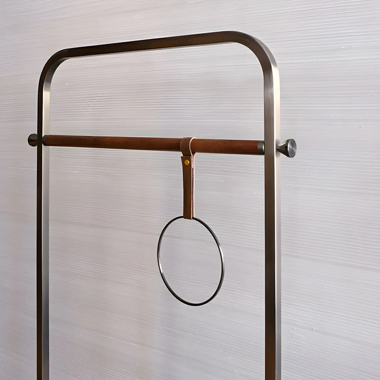 Modern Metal Freestanding Hall Tree with Shelf Image - 9 | homeyfad