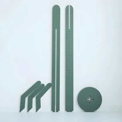 Modern Wooden Cactus Shaped Coat Rack Image - 8
