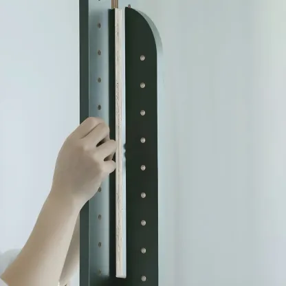 Modern Wooden Cactus Shaped Coat Rack Image - 9