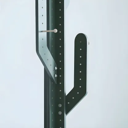 Modern Wooden Cactus Shaped Coat Rack Image - 12