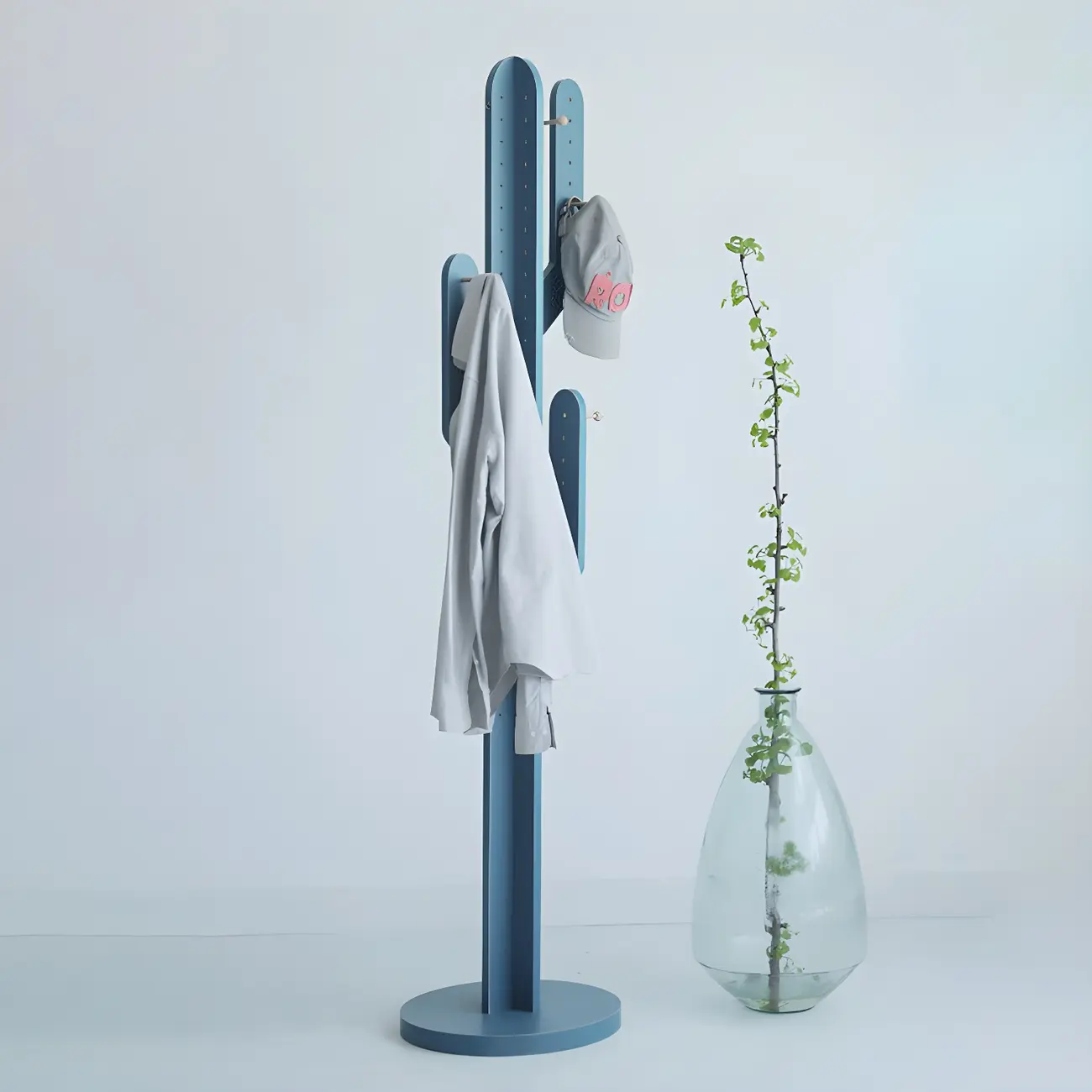 Modern Wooden Cactus Shaped Coat Rack Image - 16 | homeyfad