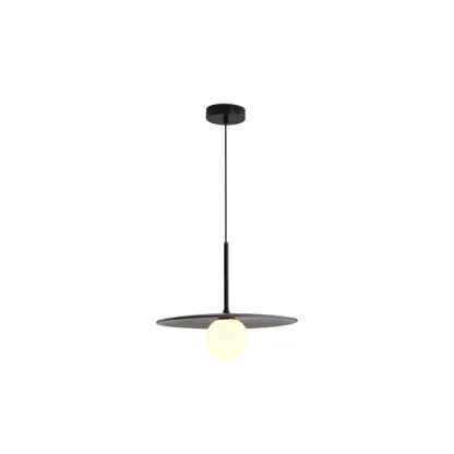 Modern White Glass Pendant Light with Adjustable Length for Home Decor Image - 6