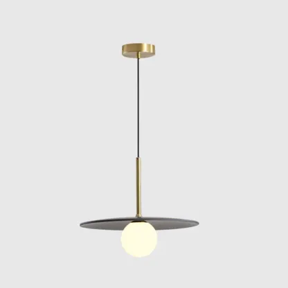 Modern White Glass Pendant Light with Adjustable Length for Home Decor Image - 17