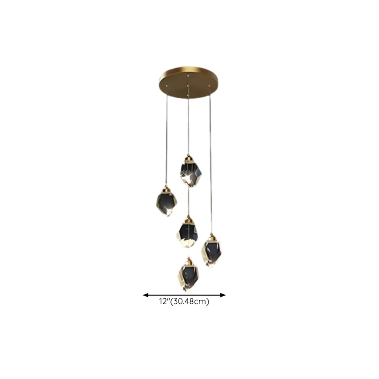 Residential Use Trendy Cast Iron Transparent Led Light Direct Connection Pendant Lamp with String Image - 22 | homeyfad