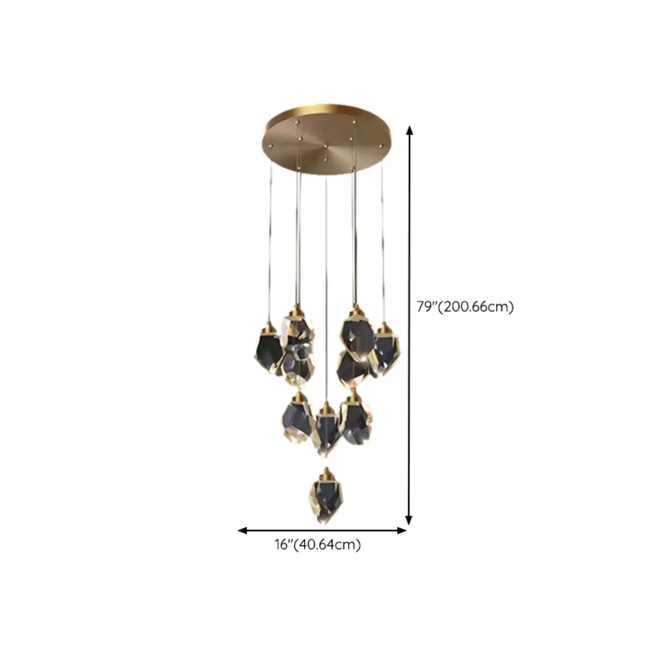 Residential Use Trendy Cast Iron Transparent Led Light Direct Connection Pendant Lamp with String Image - 24 | homeyfad