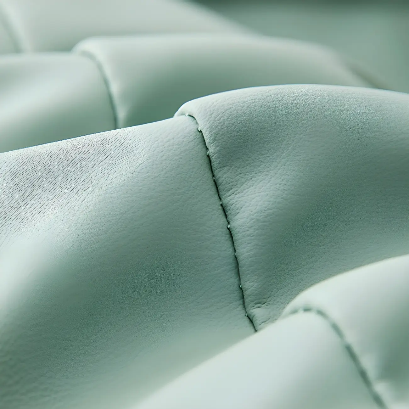 Modern Blue Leather Upholstered Rocking Chair for Indoor Image - 7 | homeyfad