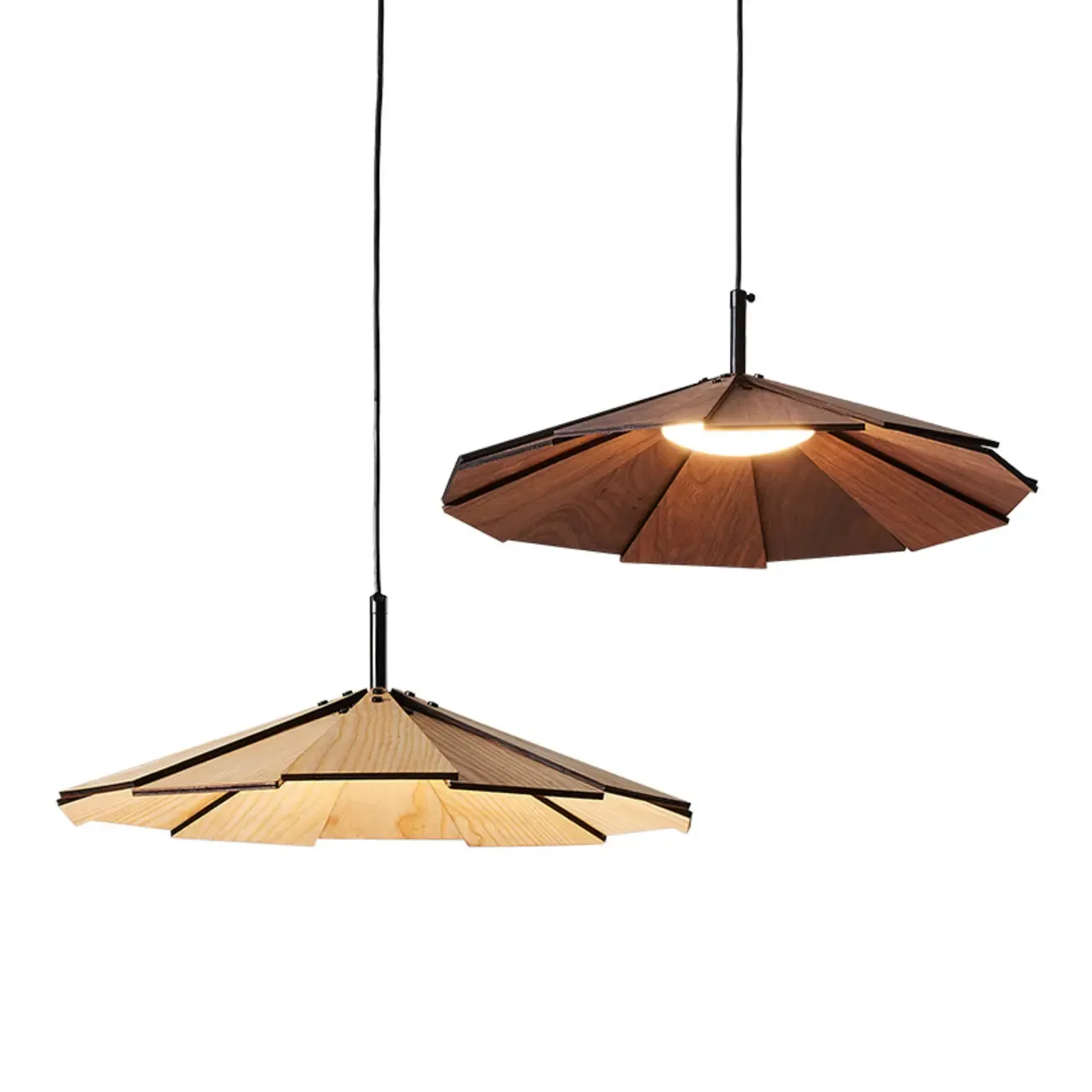 Japanese Style Wooden Umbrella Pendant Light for Modern Home Lighting  Image - 6