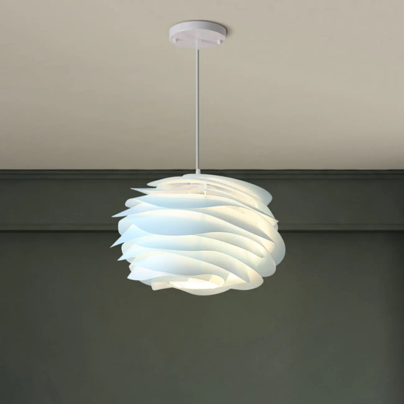 Modern Contemporary Bedroom LED Pendant light with Adjustable Length Image - 15 | homeyfad