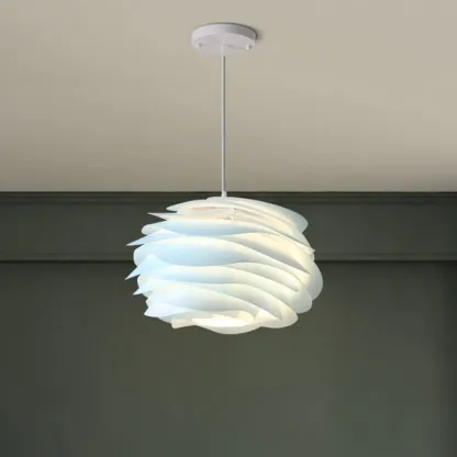 Modern Contemporary Bedroom LED Pendant light with Adjustable Length Image - 15