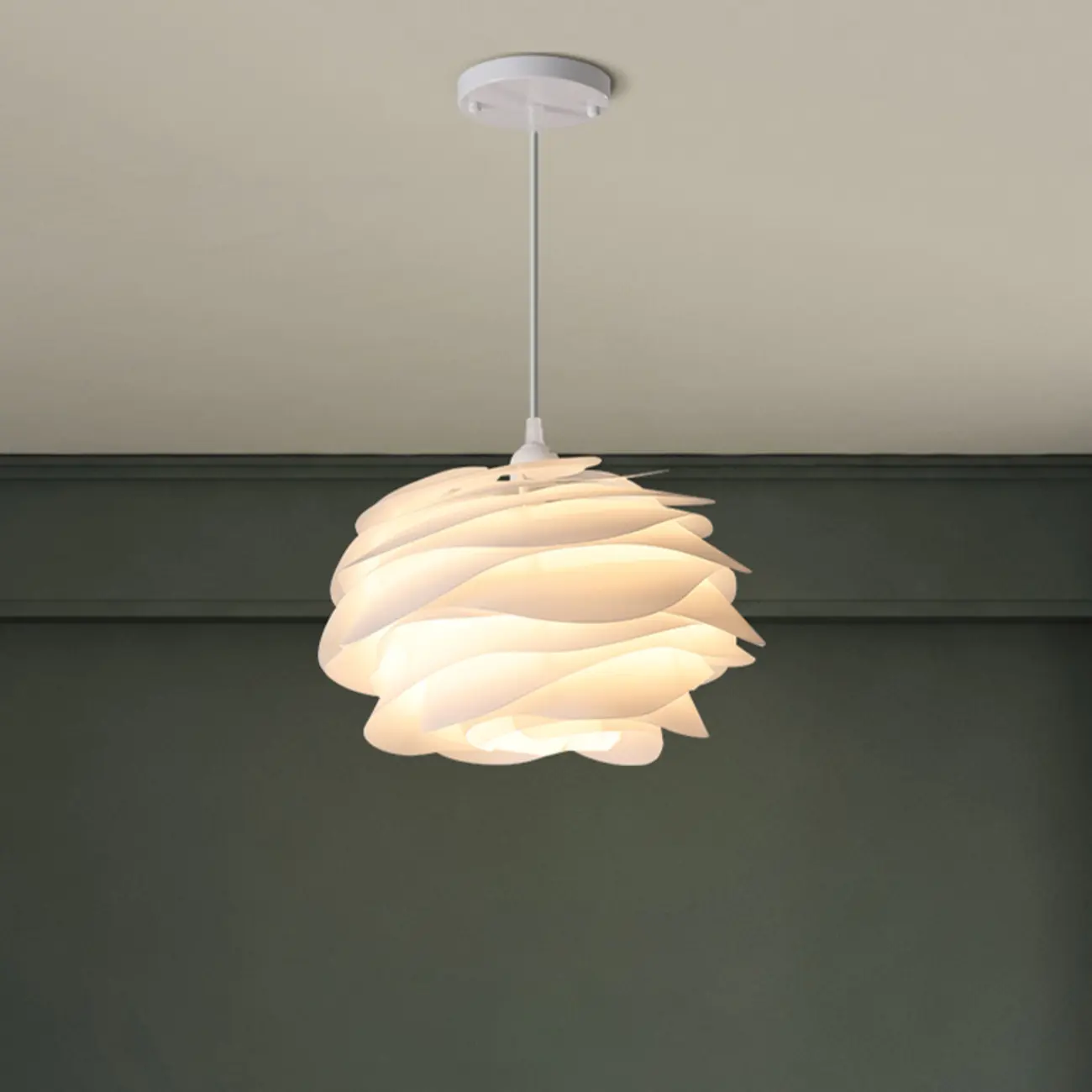 Modern Contemporary Bedroom LED Pendant light with Adjustable Length Image - 17 | homeyfad