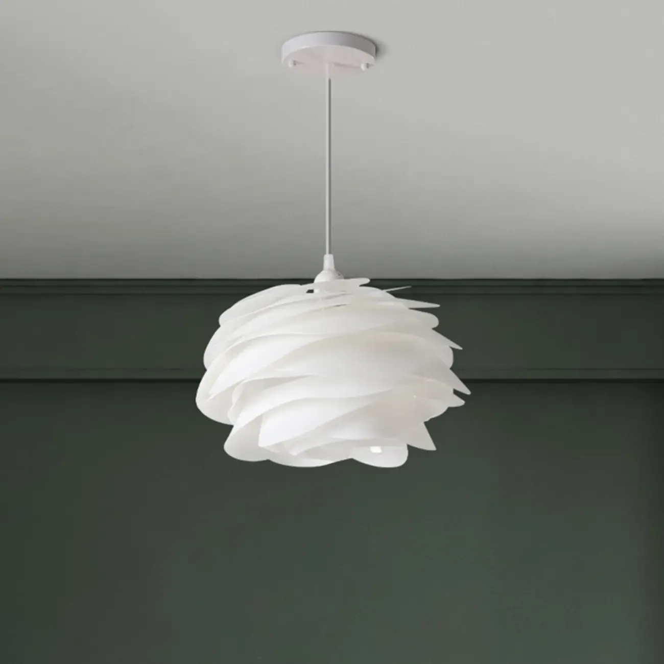 Modern Contemporary Bedroom LED Pendant light with Adjustable Length Image - 18
