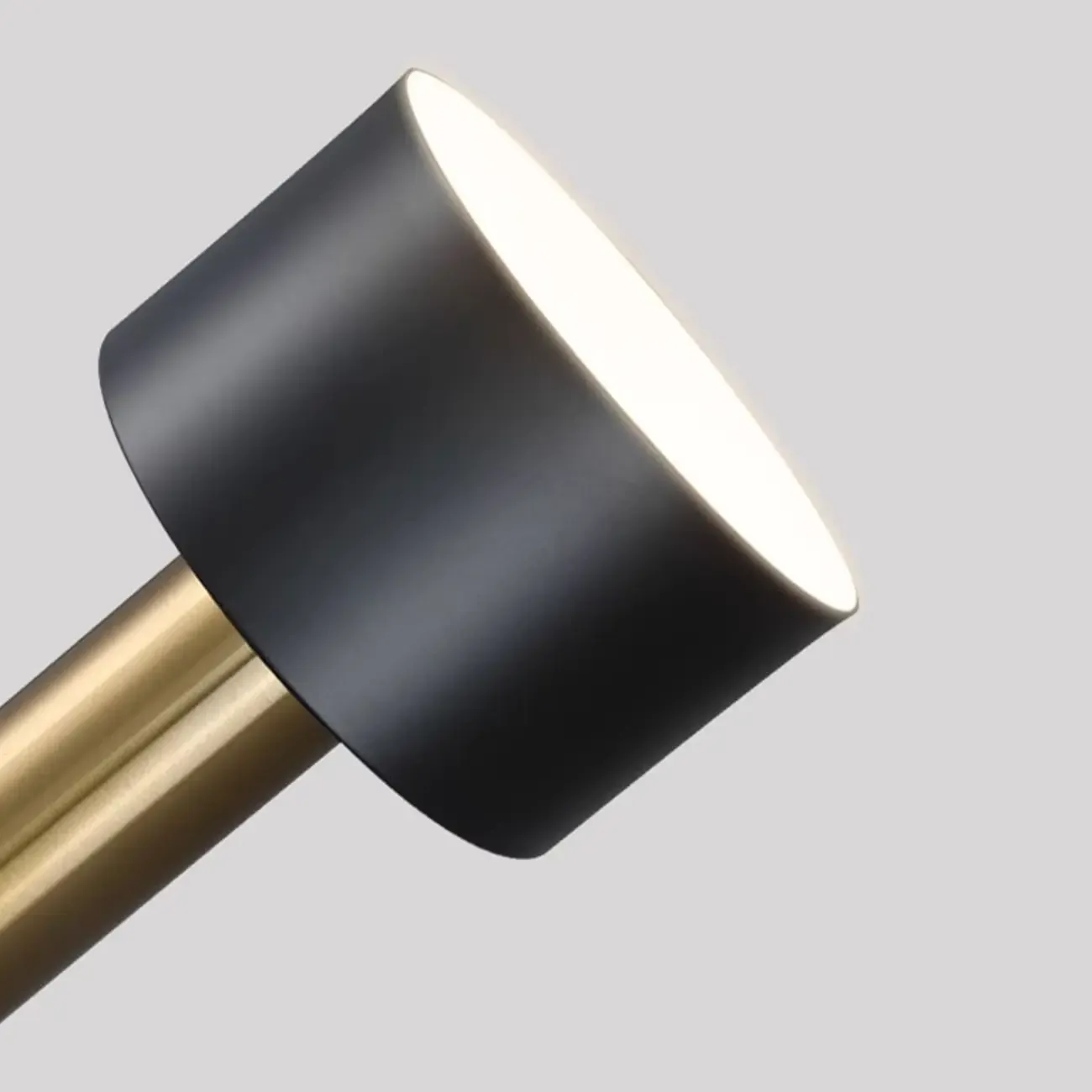 Golden Black Metal Pendant Light for Bedside with Long Line Image - 10