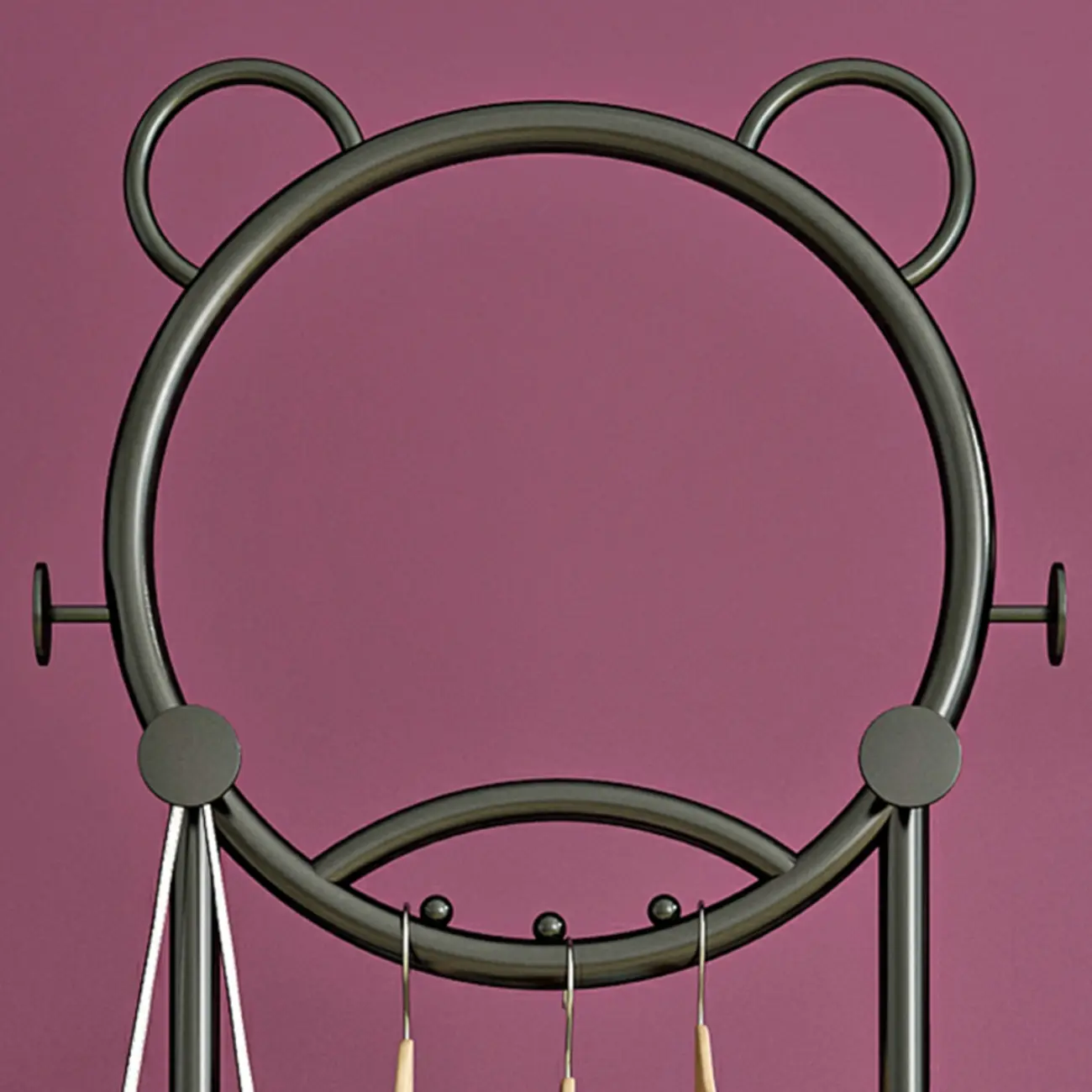 Elegant Metal Coat Rack with Hooks and Basket Image - 8 | homeyfad