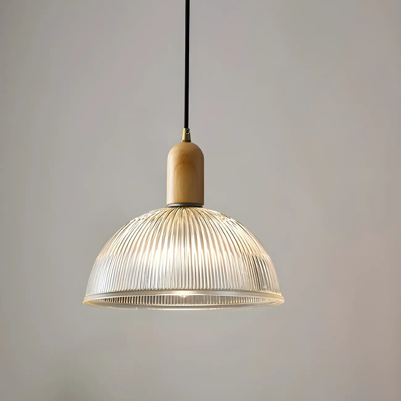 Modern Glass Hanging Dome Pendant With Adjustable Length  Image - 9 | homeyfad