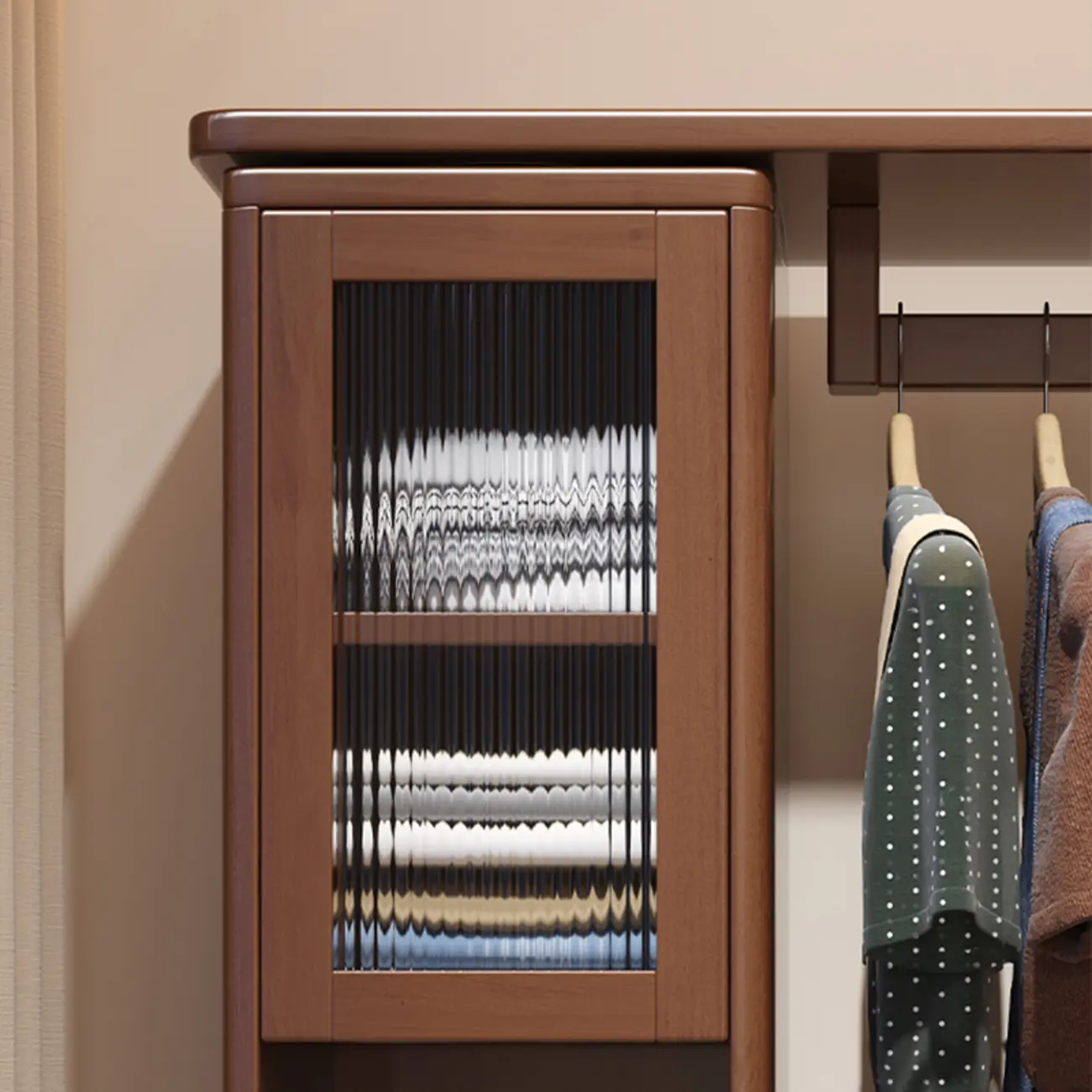 Modern Freestanding Hall Tree with Drawers and Cabinet Image - 7 | homeyfad