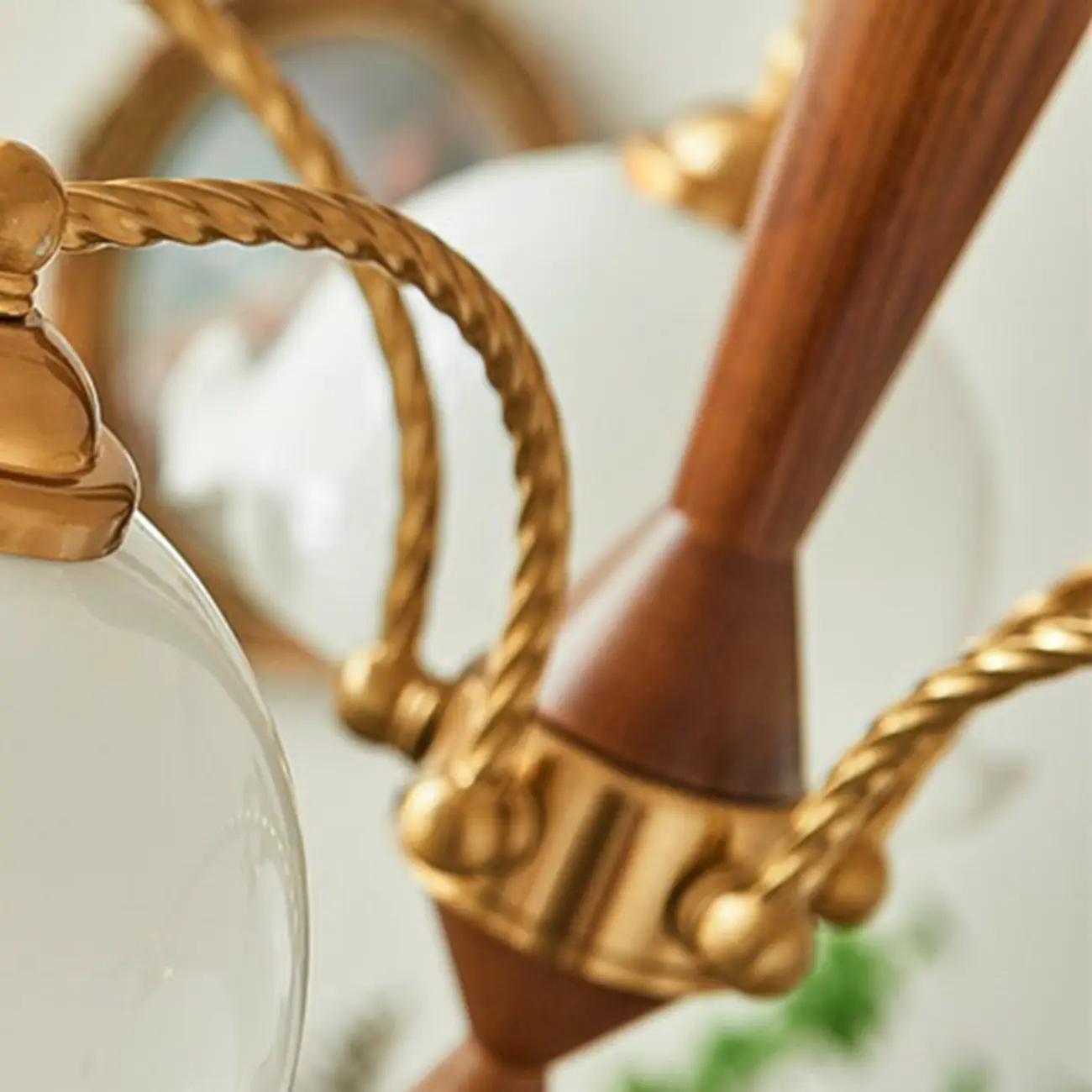 Modern White Dome Chandelier with Adjustable Length Image - 8 | homeyfad