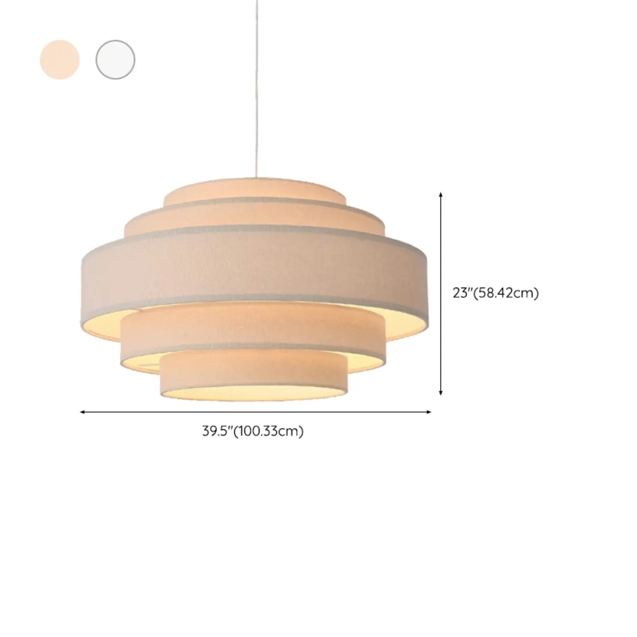 Elegant White Chandelier with Adjustable Hanging Length Image - 13 | homeyfad