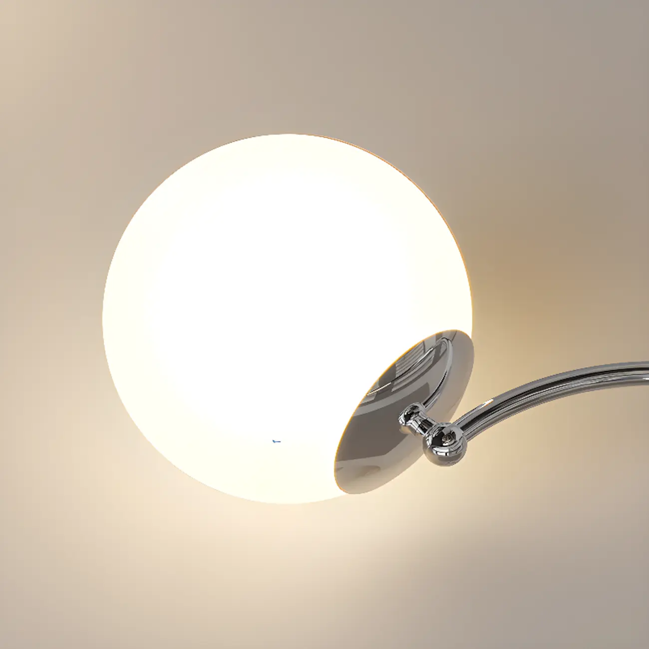 Modern Glass Ball Chandelier with Adjustable Height Image - 12 | homeyfad