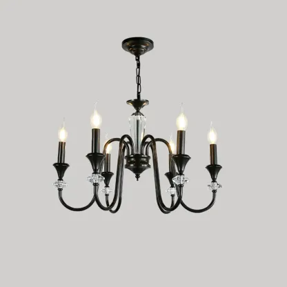 Modern Adjustable Metal Candelabra Chandelier Light Image - 2