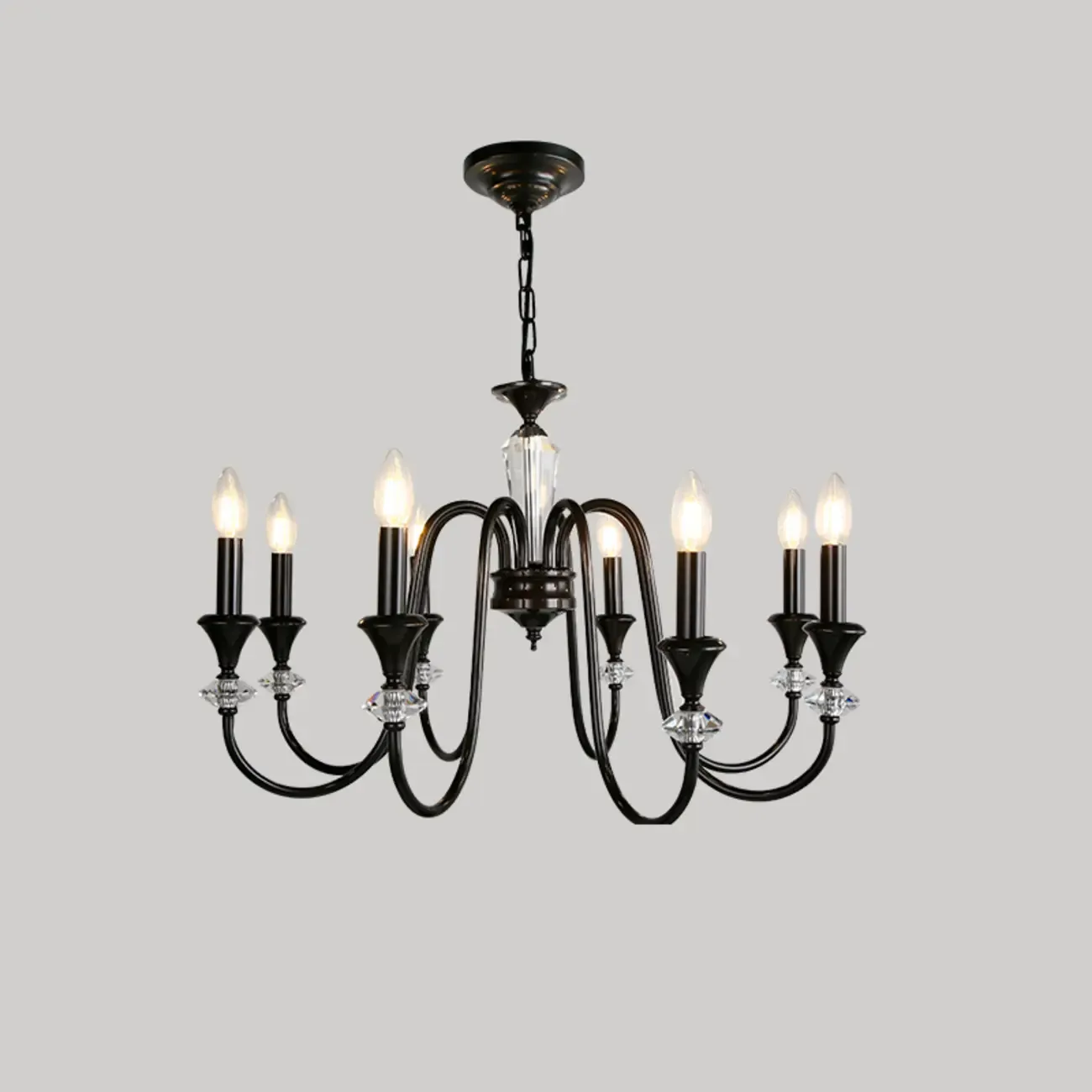 Modern Adjustable Metal Candelabra Chandelier Light Image - 3