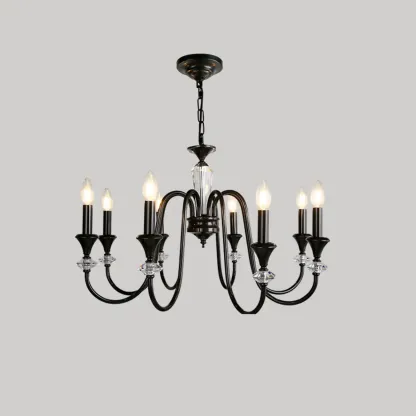 Modern Adjustable Metal Candelabra Chandelier Light Image - 3
