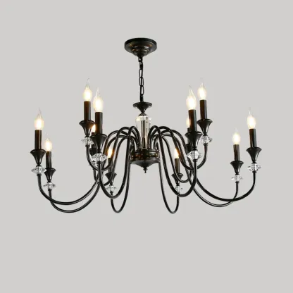 Modern Adjustable Metal Candelabra Chandelier Light Image - 5