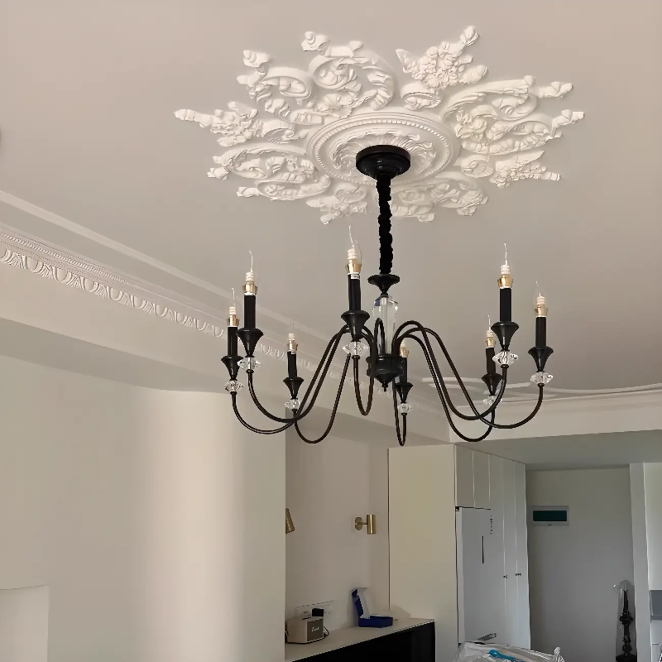 Modern Adjustable Metal Candelabra Chandelier Light Image - 6 | homeyfad