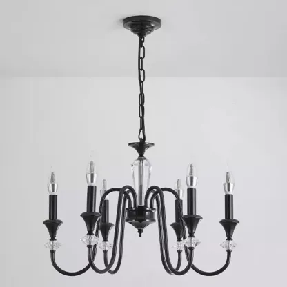 Modern Adjustable Metal Candelabra Chandelier Light Image - 8