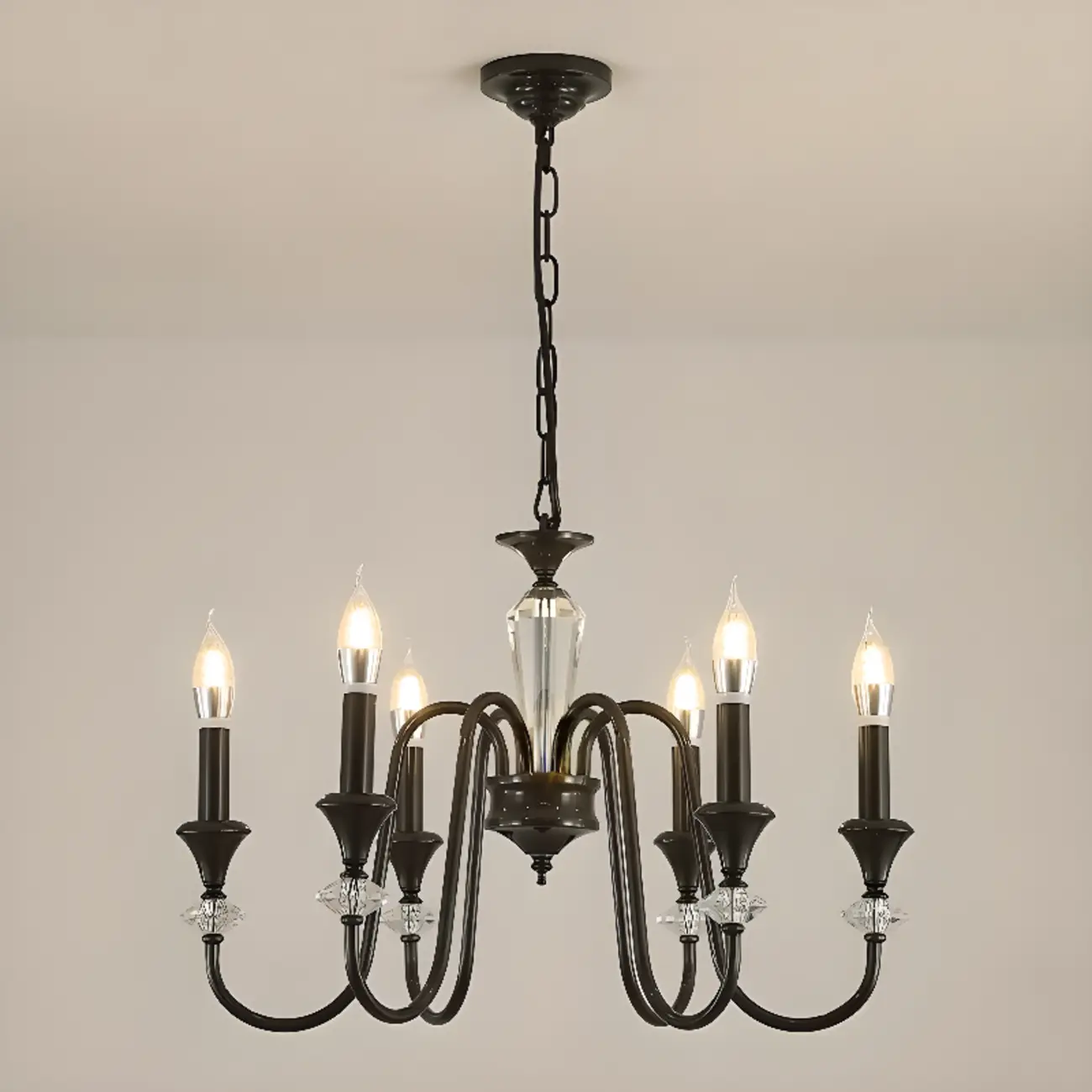 Modern Adjustable Metal Candelabra Chandelier Light Image - 9 | homeyfad