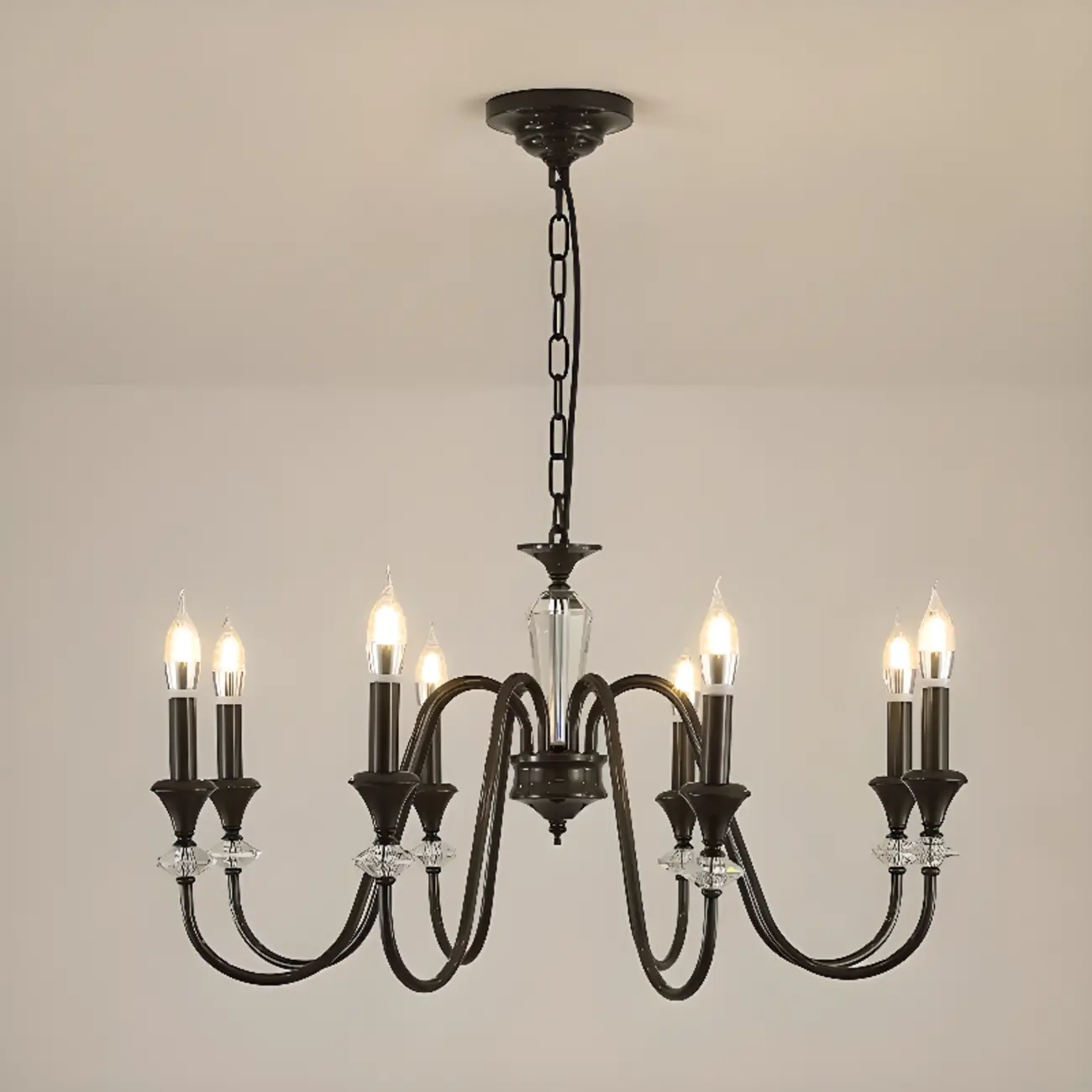Modern Adjustable Metal Candelabra Chandelier Light Image - 11 | homeyfad