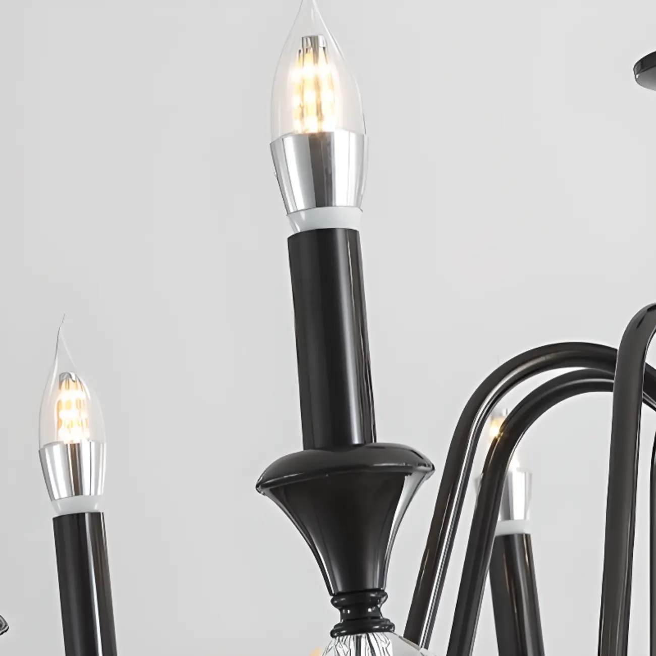 Modern Adjustable Metal Candelabra Chandelier Light Image - 12 | homeyfad