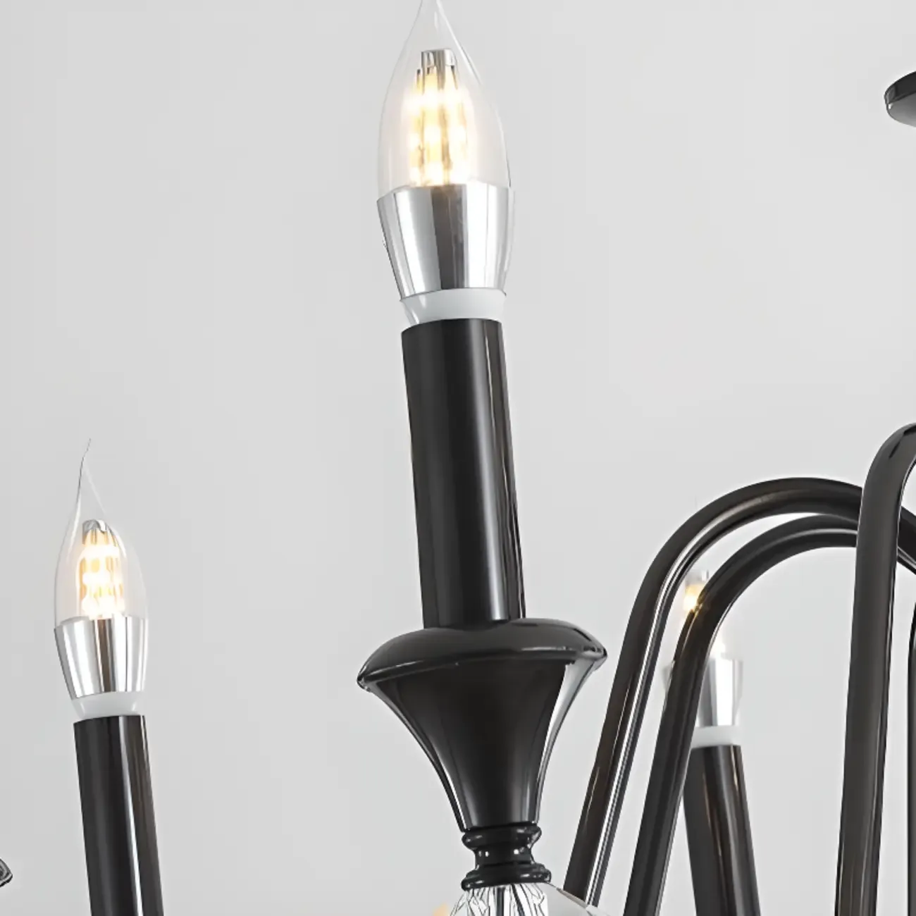 Modern Adjustable Metal Candelabra Chandelier Light Image - 12