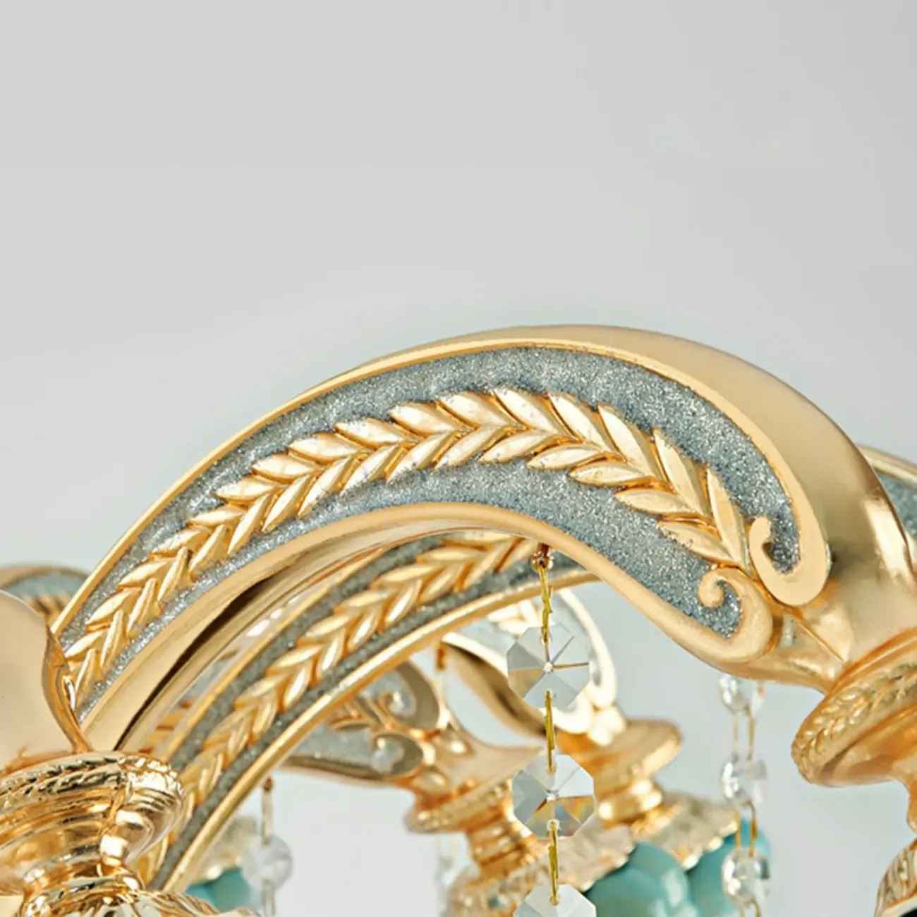 Luxury Crystal Chandelier with Elegant Design for Living Room Image - 5