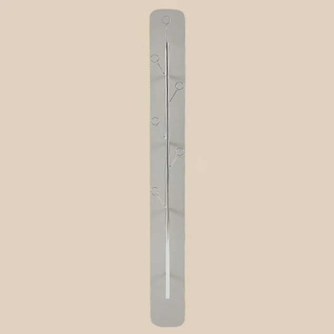 Modern Black/Silver Steel Wall-Mounted Coat Rack Image - 2 | homeyfad