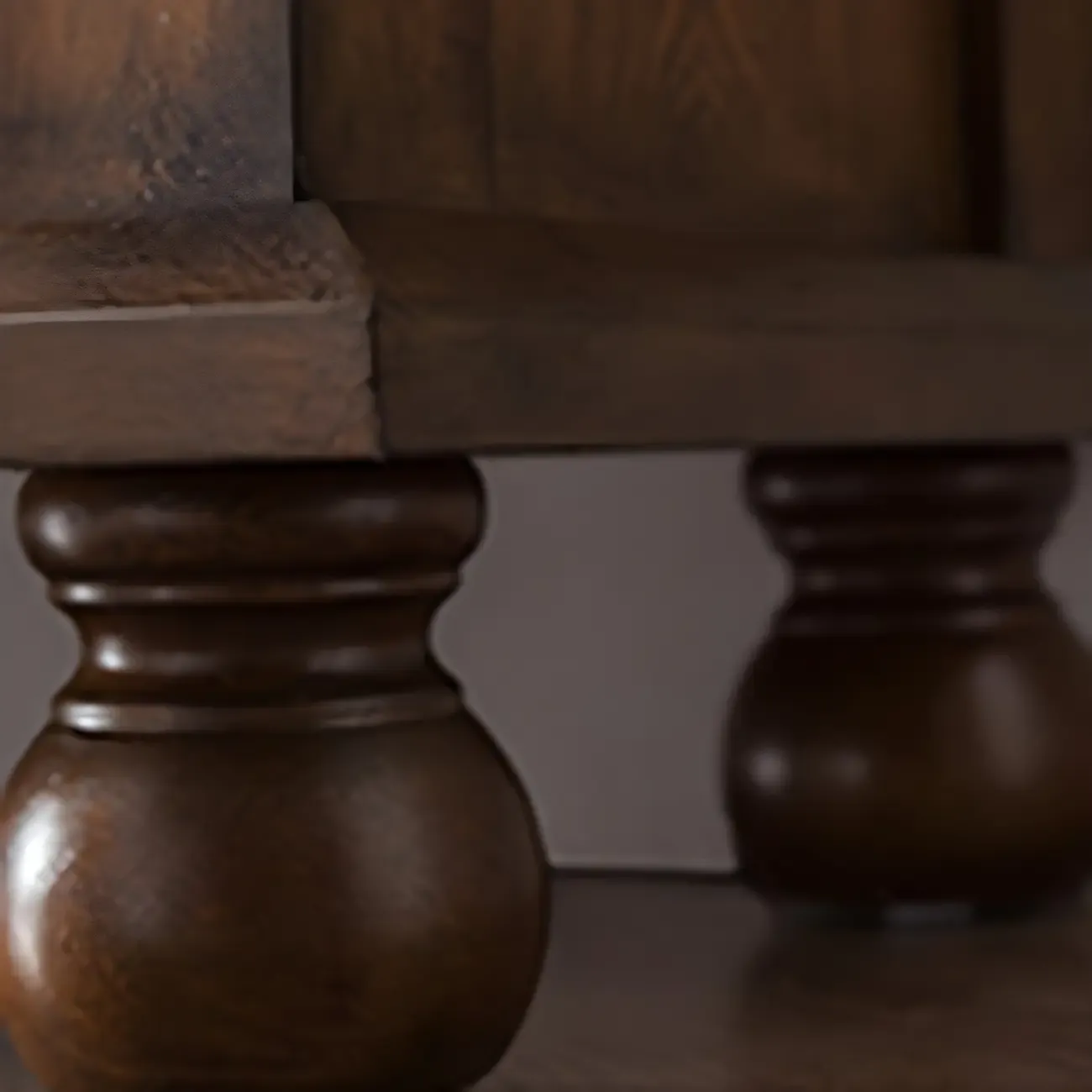 Vintage Geometric Wooden Sideboard with Storage Drawers Image - 6