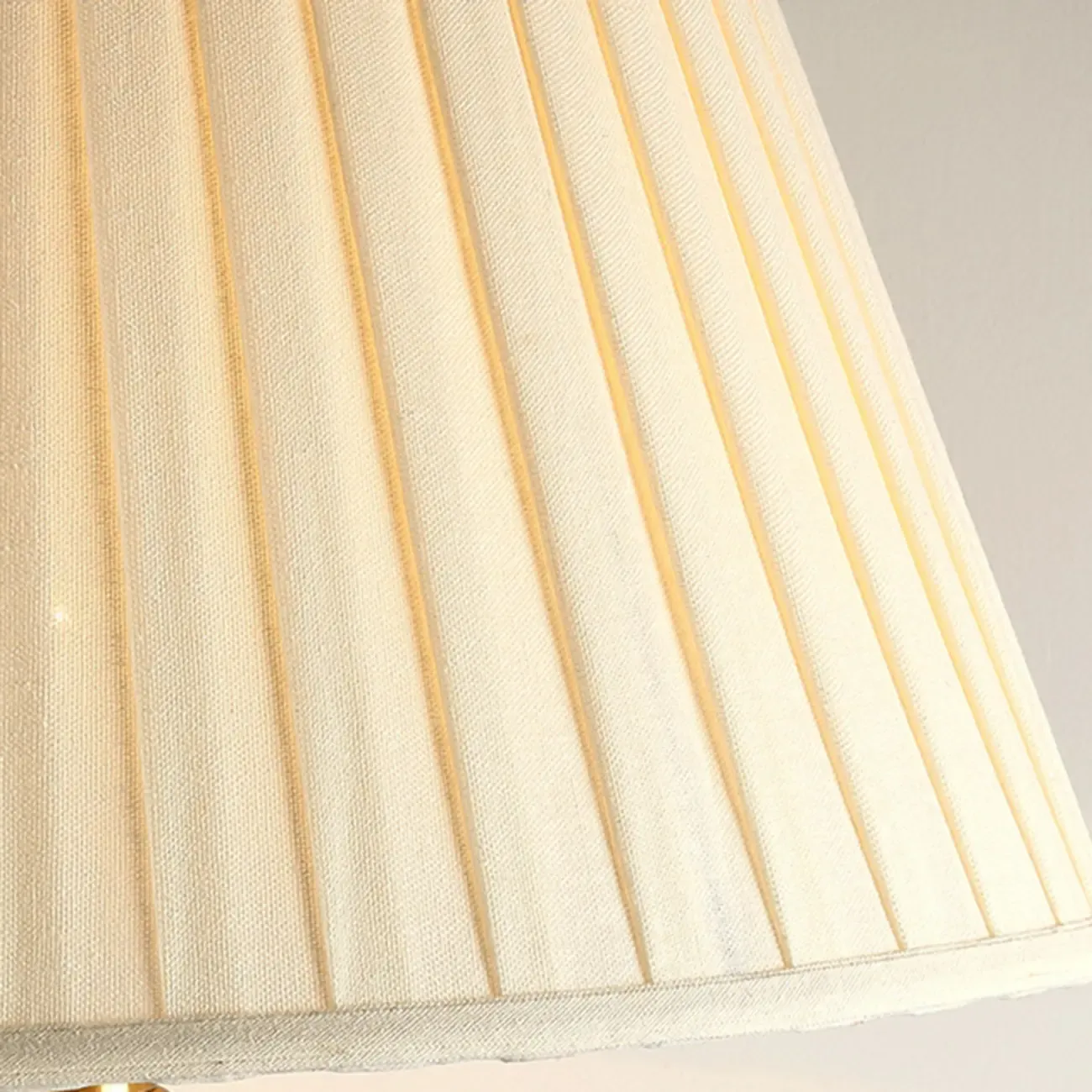 Red Geometric Ceramic Table Lamp With Button Switch And Fabric Shade Image - 13