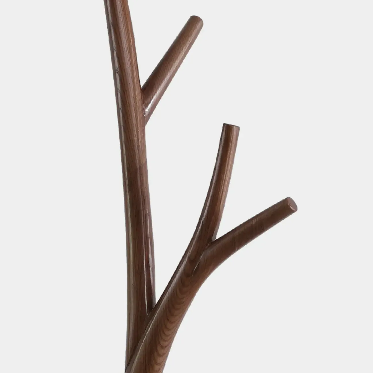 Freestanding Modern Wooden Tree-Shaped Coat Rack Image - 11