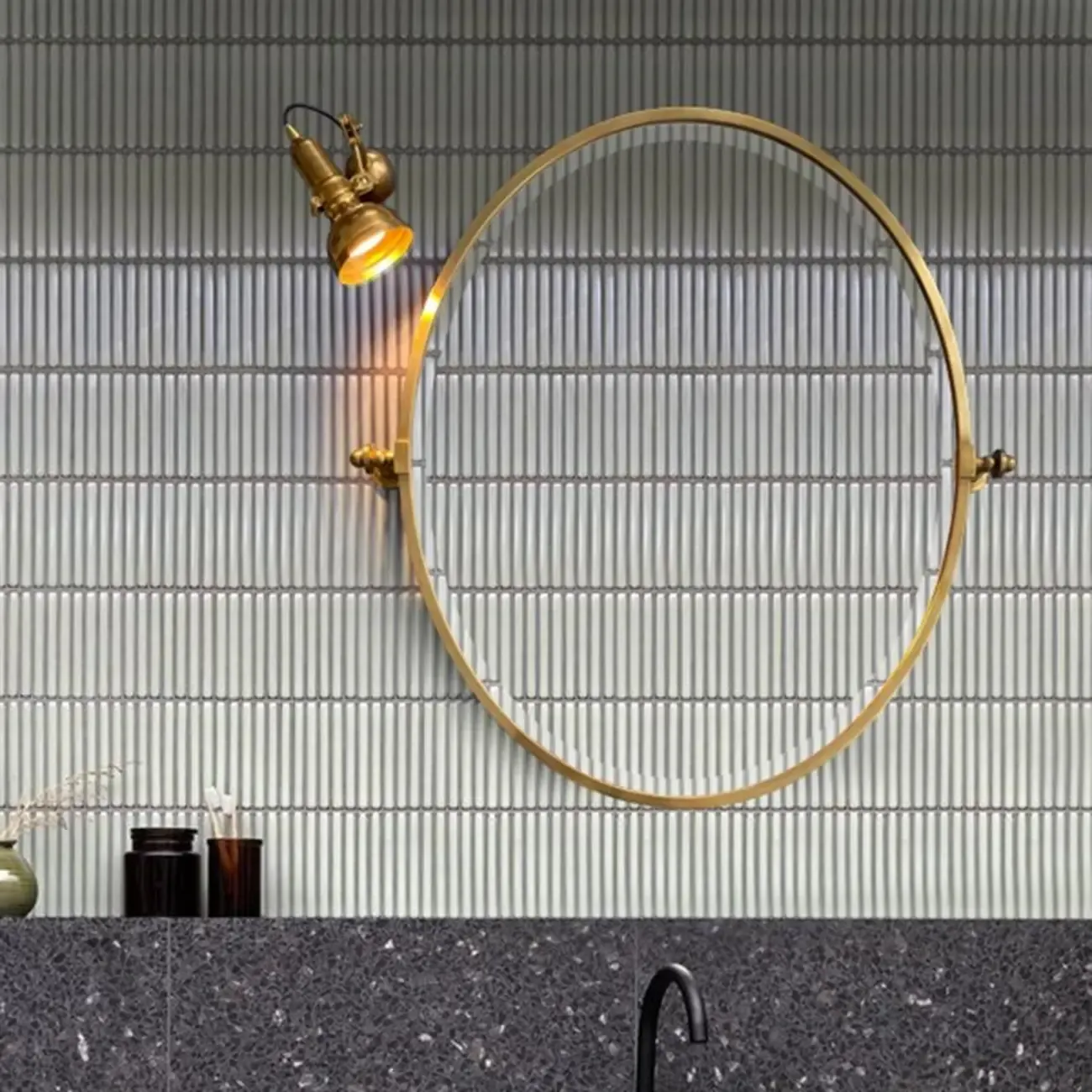 Industrial Copper Adjustable Wall Lamp for Living Room Image - 3