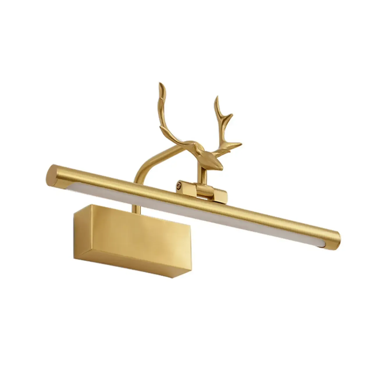 Gold Metal Antler Design LED Vanity Wall Lamp for Bathroom Image - 5