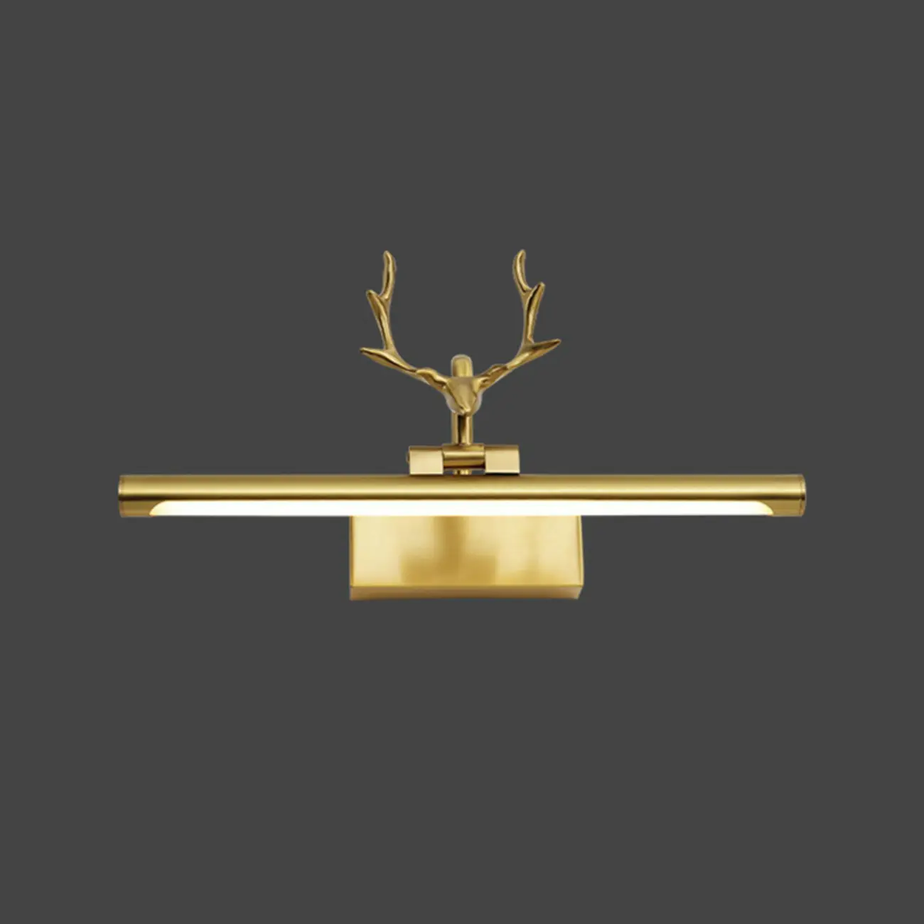 Gold Metal Antler Design LED Vanity Wall Lamp for Bathroom Image - 6 | homeyfad