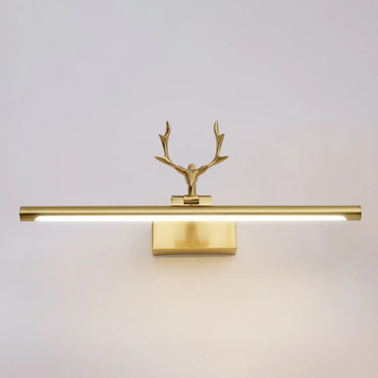 Gold Metal Antler Design LED Vanity Wall Lamp for Bathroom Image - 11 | homeyfad